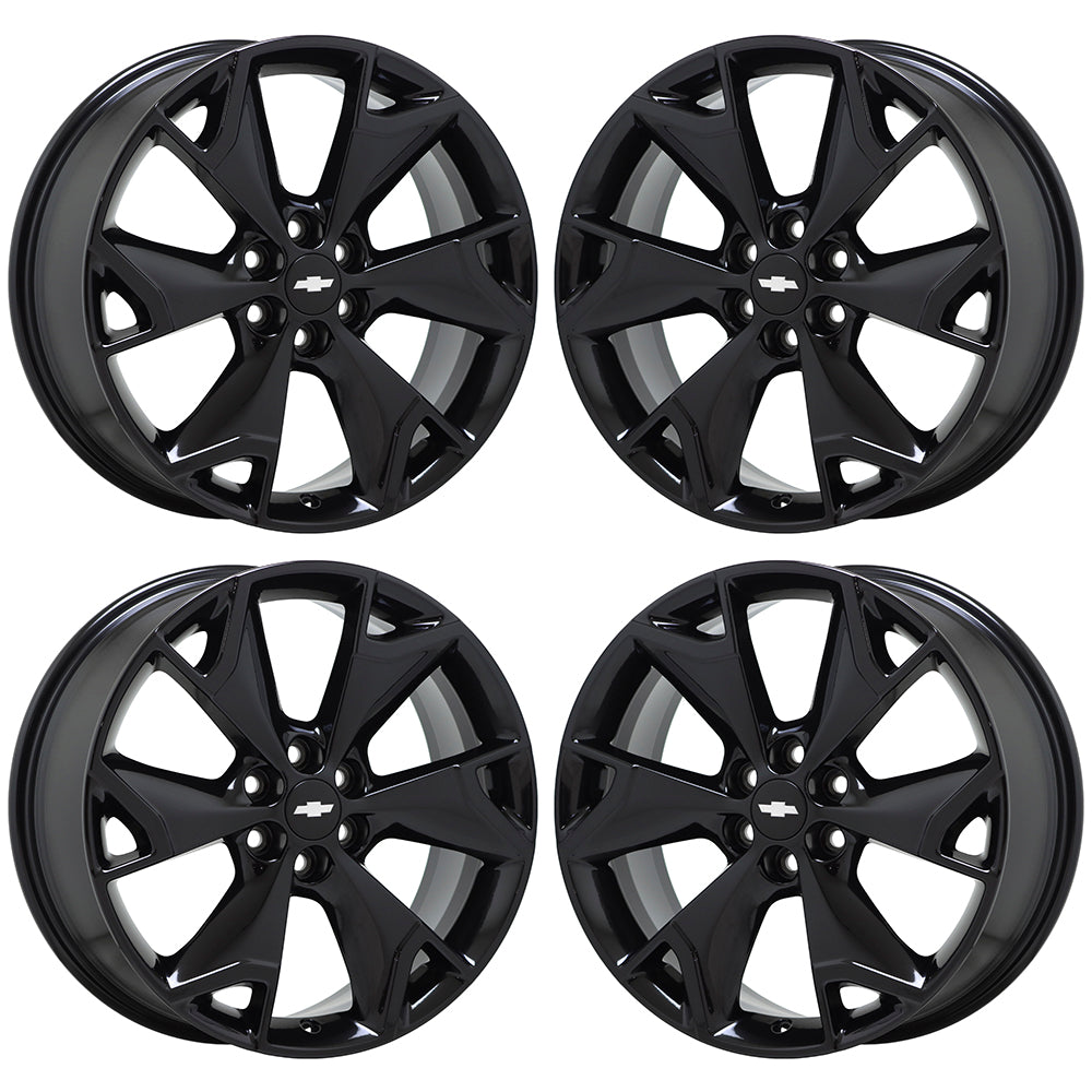 20" Chevrolet Blazer Traverse Gloss Black wheels rims Factory OEM set 5937